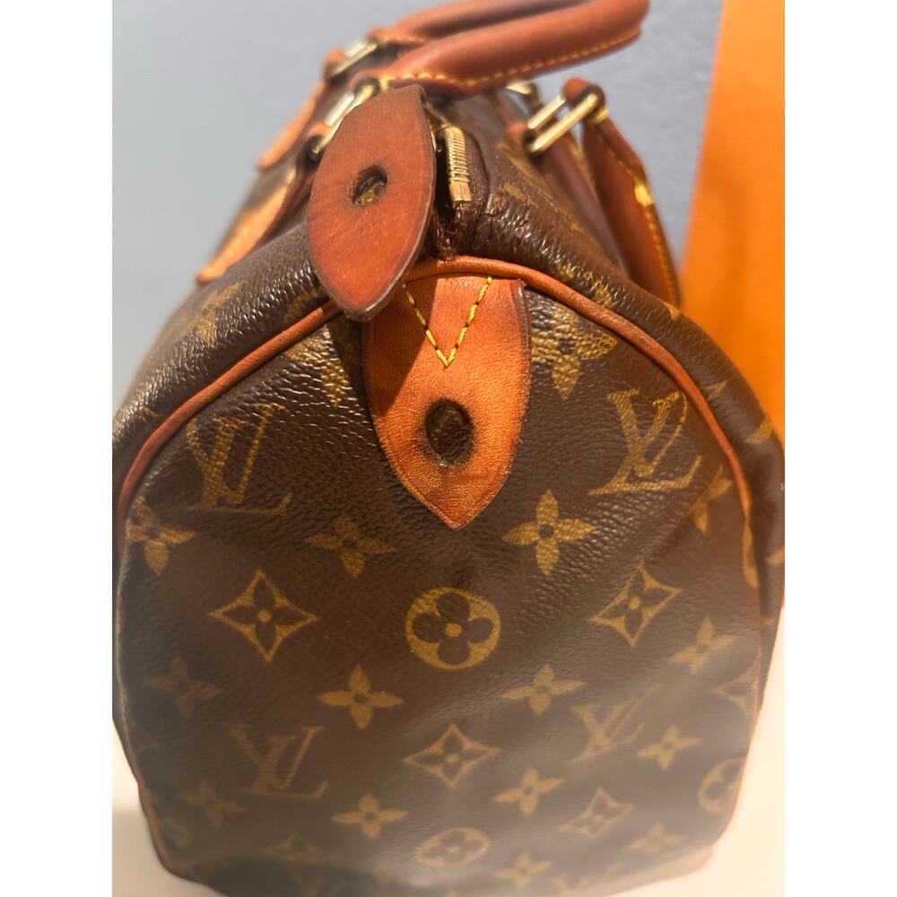 Vintage Louis Vuitton Monogram Speedy 30 Boston Handbag TH1012 (Nov. 2002) - Picture 10 of 16